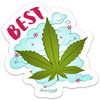 BEST PUN STICKER – ONE 4 INCH WATER PROOF VINYL STICKER – FOR HYDRO FLASK, SKATEBOARD, LAPTOP, PLANNER, CAR, COLLECTING, GIFTING
