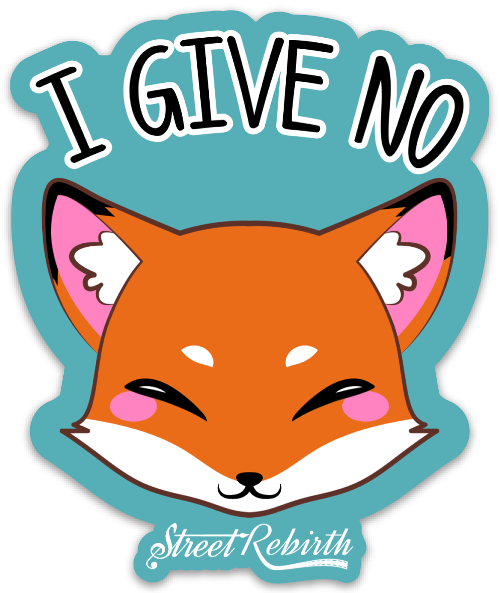 I GIVE NO PUN STICKER – ONE 4 INCH WATER PROOF VINYL STICKER – FOR HYDRO FLASK, SKATEBOARD, LAPTOP, PLANNER, CAR, COLLECTING, GIFTING