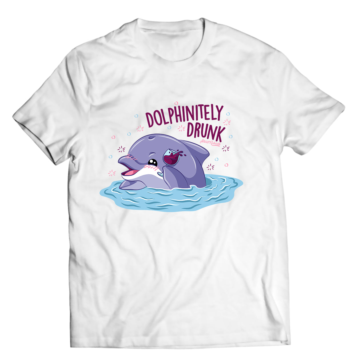 Dolphinitely Drunk PUN SHIRT - DIRECT TO GARMENT QUALITY PRINT - UNISEX SHIRT