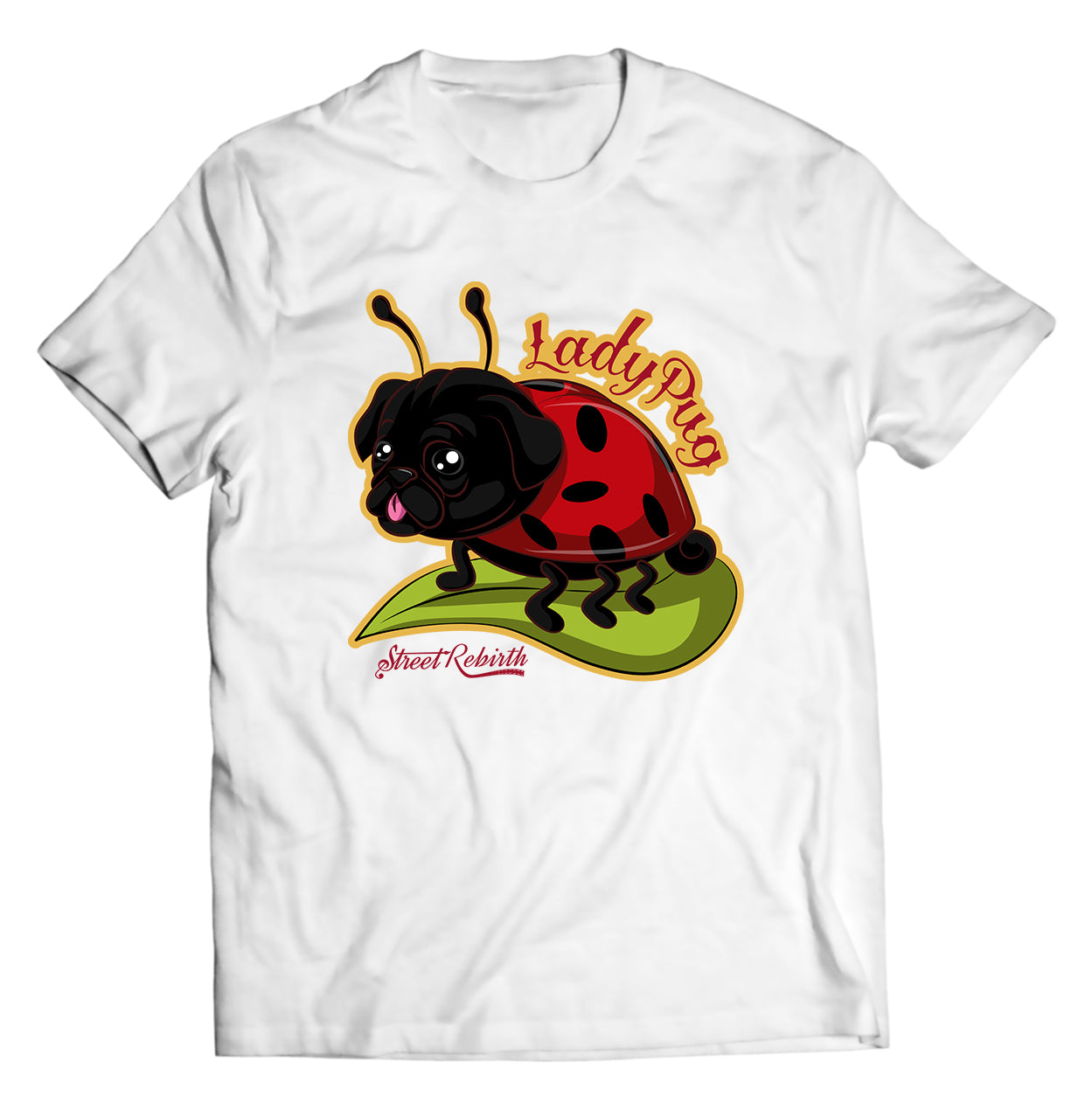 Lady Pug PUN SHIRT - DIRECT TO GARMENT QUALITY PRINT - UNISEX SHIRT