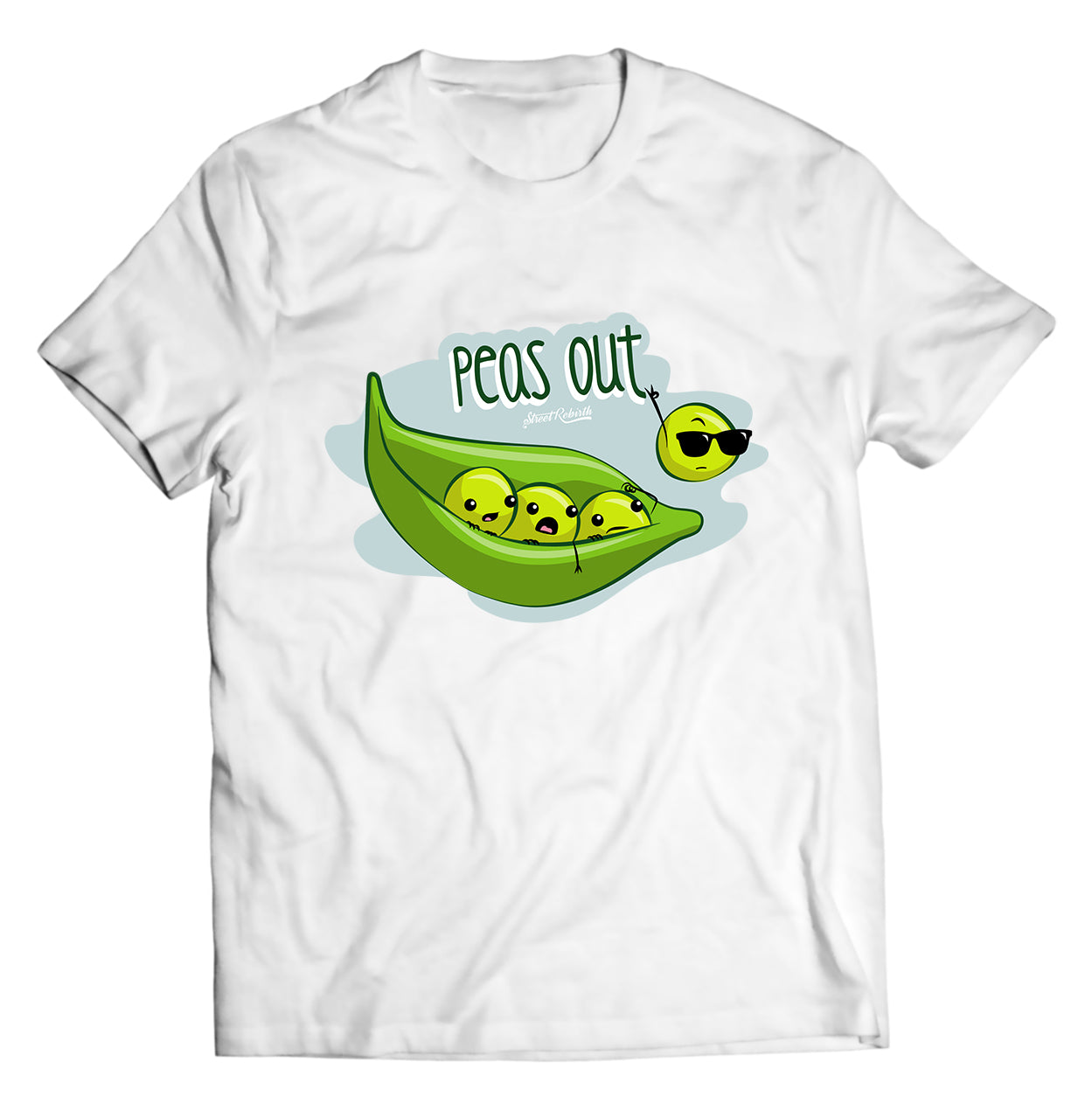 Peas Out PUN SHIRT - DIRECT TO GARMENT QUALITY PRINT - UNISEX SHIRT