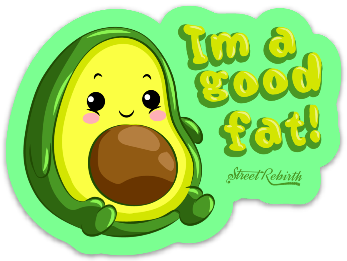 I'm a Good Fat! PUN STICKER – ONE 4 INCH WATER PROOF VINYL STICKER – FOR HYDRO FLASK, SKATEBOARD, LAPTOP, PLANNER, CAR, COLLECTING, GIFTING
