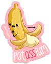 Potassium PUN STICKER – ONE 4 INCH WATER PROOF VINYL STICKER – FOR HYDRO FLASK, SKATEBOARD, LAPTOP, PLANNER, CAR, COLLECTING, GIFTING